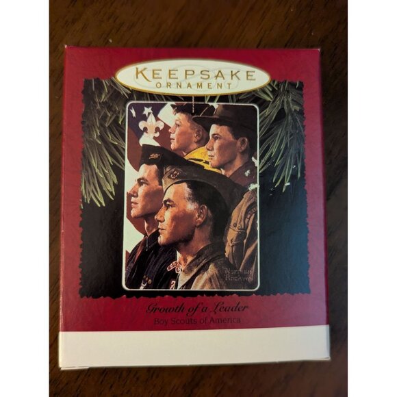 Boy Scouts Of America Growth Of A Leader Norman Rockwell Ceramic Keepsake - Picture 2 of 5